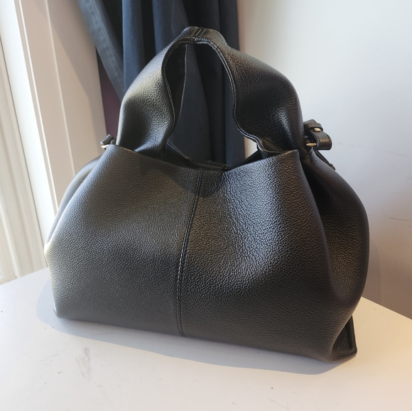 Polene Handbags - Polene Numero Neuf, Black, Large size